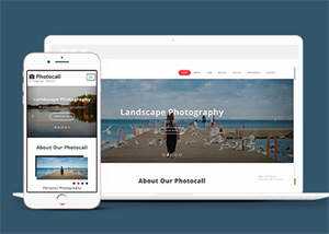 宽屏摄影机构网站模板下载 - 项目资源网