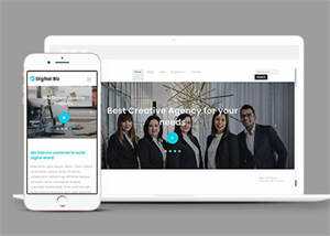 宽屏商务公司CSS3模板下载 - 项目资源网