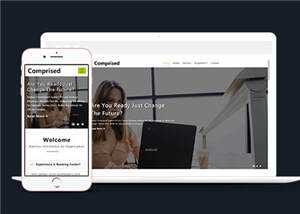 宽屏企业合作商务展示源码模板下载 - 项目资源网