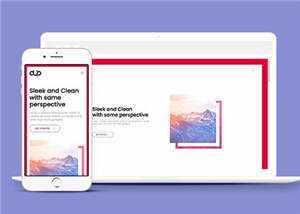 宽屏产品商务展示响应式网页模板下载 - 项目资源网
