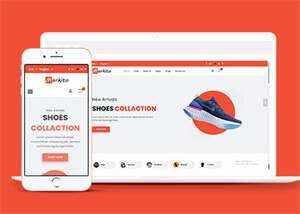 服装配饰生活电商网站模板源码 - 项目资源网