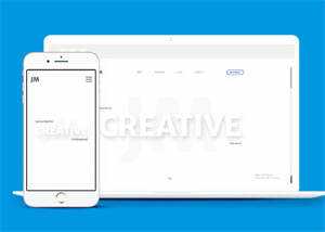 白色设计师个人作品集模板下载 - 项目资源网