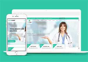 私人医院健康体检网站模板下载 - 项目资源网