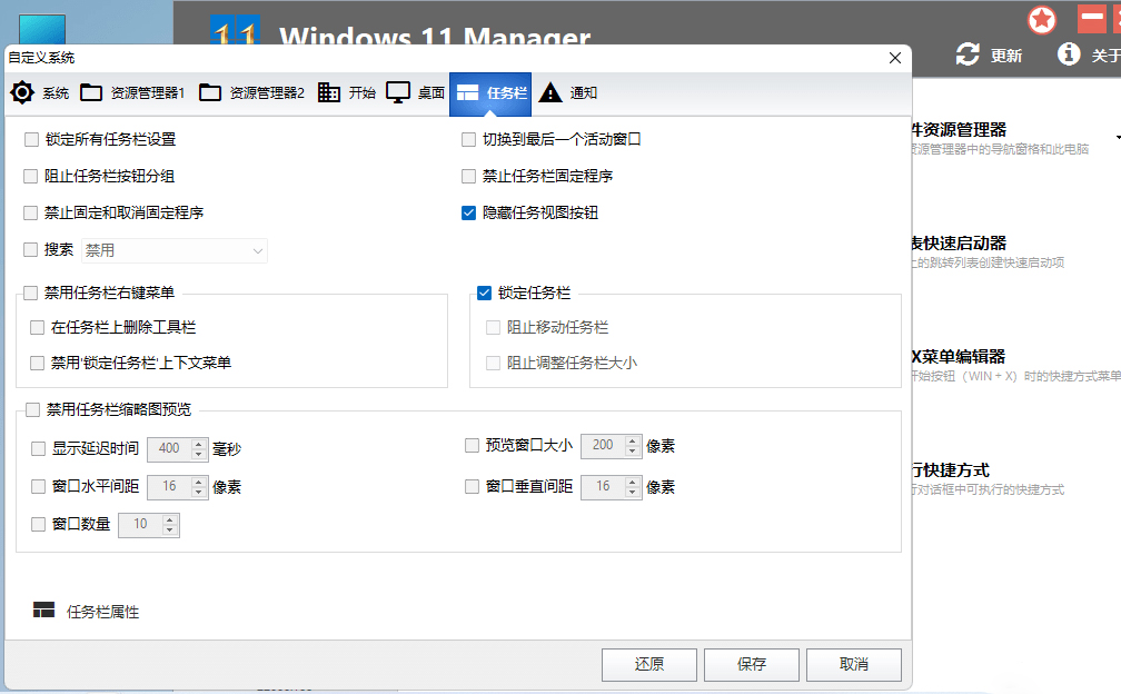 图片[2] - Windows 11 Manager v1.0.6 免激活便携版 - 项目资源网